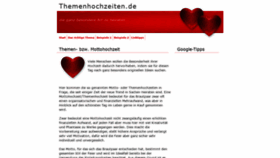 What Themenhochzeiten.de website looked like in 2019 (4 years ago)
