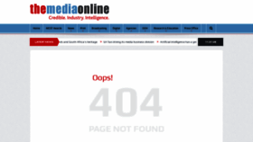 What Themediaonline.co.za website looked like in 2019 (4 years ago)