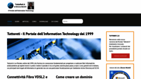 What Tuttoreti.it website looked like in 2019 (4 years ago)