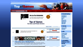 What Topofgames.com website looked like in 2019 (4 years ago)