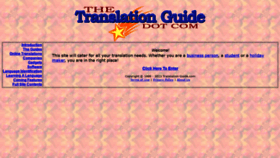 What Translation-guide.com website looked like in 2019 (4 years ago)