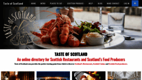 What Taste-of-scotland.com website looked like in 2019 (4 years ago)