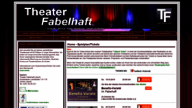 What Theater-fabelhaft.de website looked like in 2019 (4 years ago)
