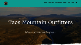 What Taosmountainoutfitters.com website looked like in 2019 (4 years ago)