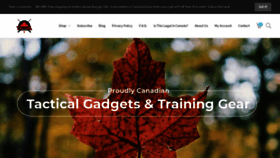 What Tacticalgadgets.ca website looked like in 2019 (4 years ago)