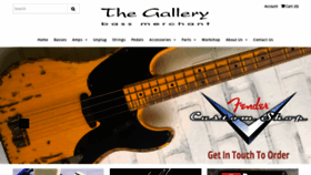 What Thebassgallery.com website looked like in 2019 (4 years ago)