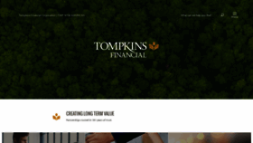 What Tompkinsfinancial.com website looked like in 2019 (4 years ago)