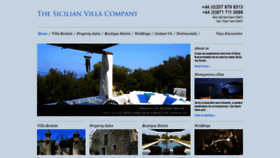 What Thesicilianvillacompany.com website looked like in 2019 (4 years ago)