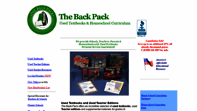 What Thebackpack.com website looked like in 2019 (4 years ago)