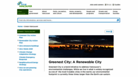 What Talkgreenvancouver.ca website looked like in 2019 (4 years ago)