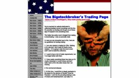 What Thebigstockbroker.com website looked like in 2019 (4 years ago)