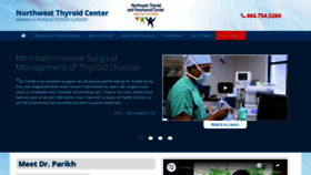 What The-thyroid-surgeon.com website looked like in 2019 (5 years ago)