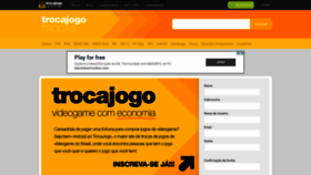 What Trocajogo.com.br website looked like in 2019 (4 years ago)