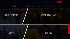 What The422sportsplex.com website looked like in 2019 (4 years ago)