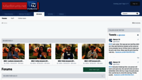 What Tvfanforums.net website looked like in 2019 (5 years ago)