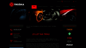What Troskaloziska.cz website looked like in 2019 (4 years ago)