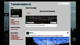 What Trainsimulator.ch website looked like in 2019 (4 years ago)
