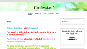 What Timelessleaf.com website looked like in 2019 (4 years ago)