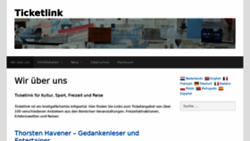 What Ticketlink.de website looked like in 2019 (4 years ago)