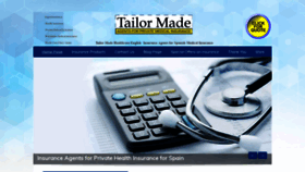 What Tailormadehealthcarespain.org website looked like in 2019 (4 years ago)