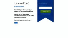 What Travelled.com website looked like in 2019 (4 years ago)