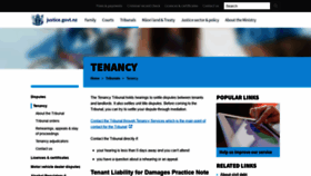 What Tenancytribunal.govt.nz website looked like in 2019 (4 years ago)