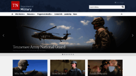 What Tnmilitary.org website looked like in 2019 (4 years ago)