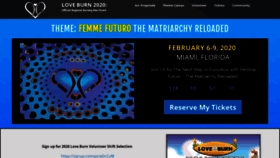 What Theloveburn.com website looked like in 2019 (4 years ago)