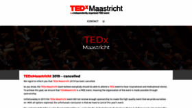 What Tedxmaastricht.nl website looked like in 2019 (4 years ago)