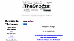 What Thesnooze.com website looked like in 2019 (4 years ago)