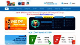 What Trangnguyen.edu.vn website looked like in 2019 (4 years ago)