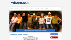 What Trisomie21.lu website looked like in 2019 (4 years ago)