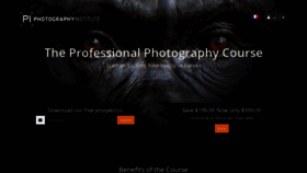 What Thephotographyinstitute.ca website looked like in 2019 (4 years ago)