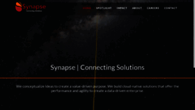 What Thesynapses.com website looked like in 2019 (4 years ago)