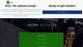 What Thegesturegroup.com website looked like in 2019 (4 years ago)