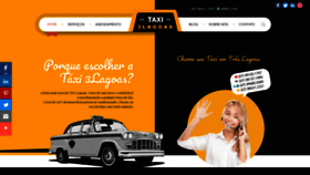 What Taxi3lagoas.com.br website looked like in 2019 (4 years ago)