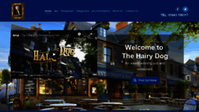 What Thehairydog.co.uk website looked like in 2019 (4 years ago)