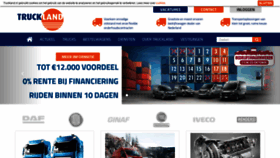 What Truckland.nl website looked like in 2019 (4 years ago)