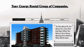 What Tonygeorge-rentals.com website looked like in 2019 (4 years ago)