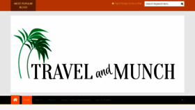 What Travelandmunch.com website looked like in 2019 (4 years ago)