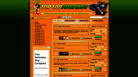 What Top100arcades.com website looked like in 2019 (4 years ago)