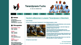 What Tierarztpraxis-fuchs.de website looked like in 2019 (4 years ago)