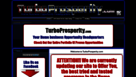 What Turboprosperity.com website looked like in 2019 (4 years ago)