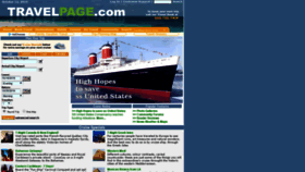 What Travelpage.com website looked like in 2019 (4 years ago)