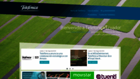 What Telefonica.com.ec website looked like in 2019 (4 years ago)