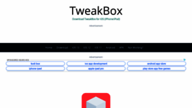 What Tweakbox.mobi website looked like in 2019 (4 years ago)