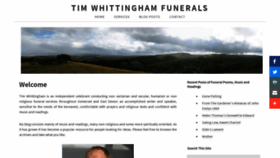 What Timwhittingham.com website looked like in 2019 (4 years ago)