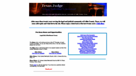 What Texasjudge.com website looked like in 2019 (4 years ago)