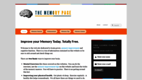 What Thememorypage.net website looked like in 2019 (4 years ago)