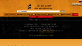 What Taxisrilanka.info website looked like in 2019 (4 years ago)